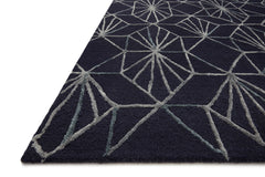 Loloi Rugs Verve Collection Rug in Denim, Ocean - 8.5 x 12 feet