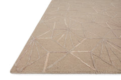 Loloi Rugs Verve Collection Rug in Sand, Blush - 8.5 x 12 feet