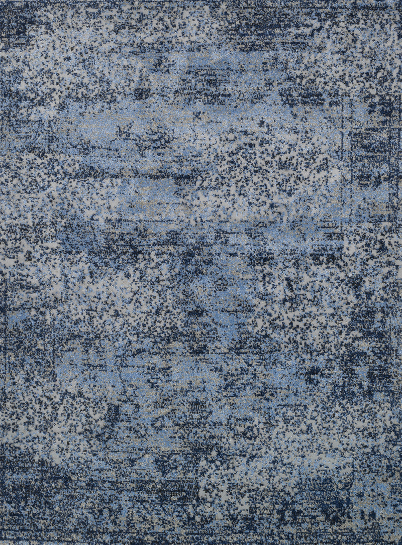 Loloi Rugs Viera Collection Rug in Lt. Blue, Grey - 7.6 x 10.5 feet