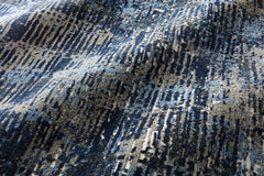 Loloi Rugs Viera Collection Rug in Dark Blue, Grey - 7.6 x 10.5 feet