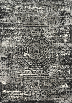 Loloi Rugs Viera Collection Rug in Graphite, Black - 7.6 x 10.5 feet