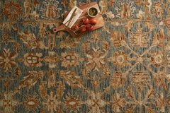 Loloi Rugs Victoria Collection Rug in Slate, Slate - 7.8 x 9.8 feet