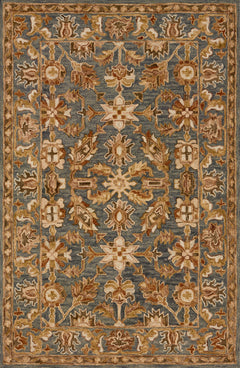 Loloi Rugs Victoria Collection Rug in Slate, Slate - 7.8 x 9.8 feet