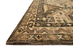 Loloi Rugs Victoria Collection Rug in Walnut, Beige - 7.8 x 9.8 feet