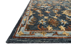 Loloi Rugs Victoria Collection Rug in Denim, Multi - 7.8 x 9.8 feet