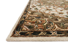 Loloi Rugs Victoria Collection Rug in Ivory, Tobacco - 7.8 x 9.8 feet