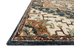 Loloi Rugs Victoria Collection Rug in Blue, Multi - 7.8 x 9.8 feet