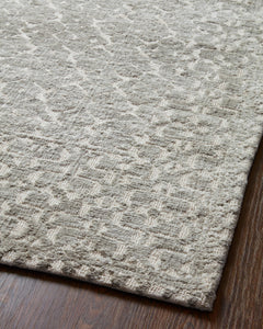 Loloi Rugs Yeshaia Collection Rug in Sand, Pebble - 9.3 x 13 feet