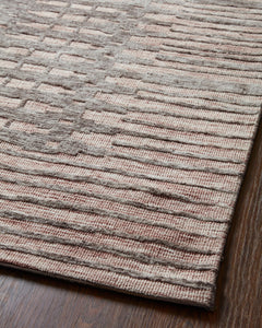 Loloi Rugs Yeshaia Collection Rug in Blush, Taupe - 9.3 x 13 feet