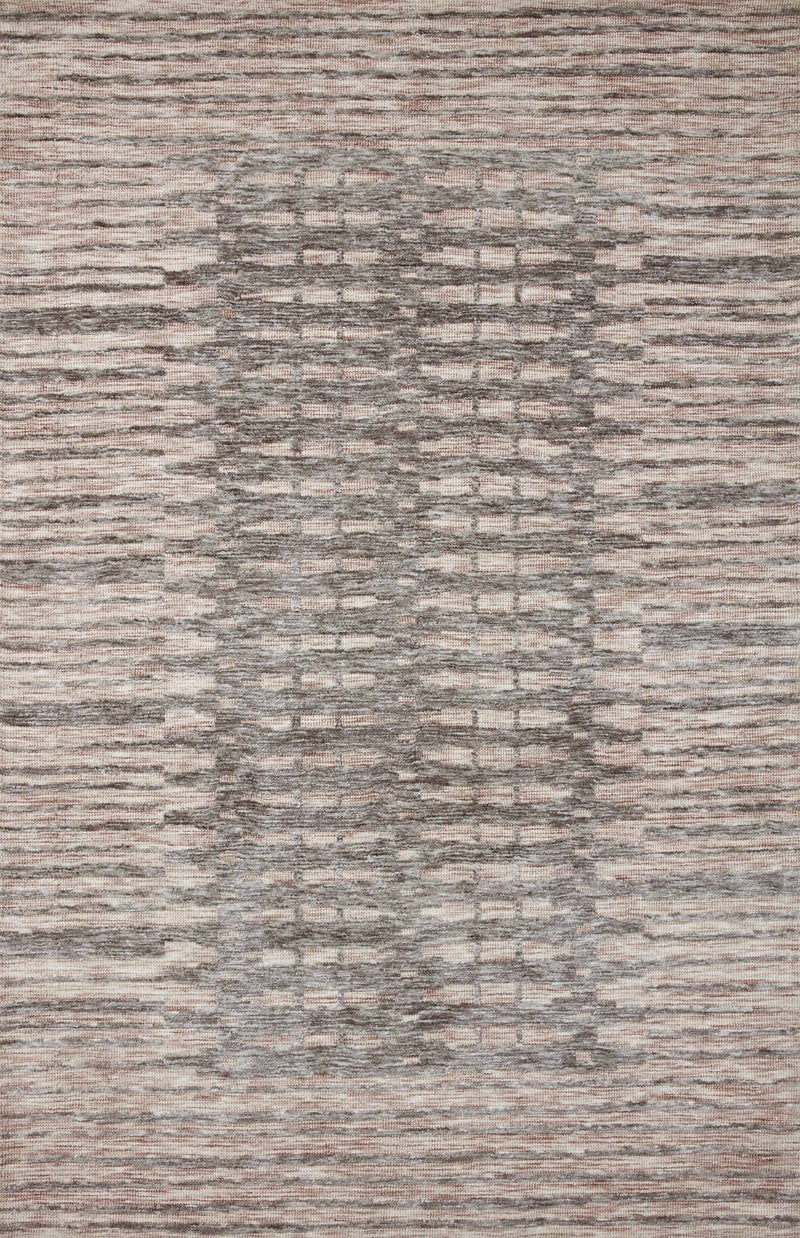 Loloi Rugs Yeshaia Collection Rug in Blush, Taupe - 8.5 x 12 feet