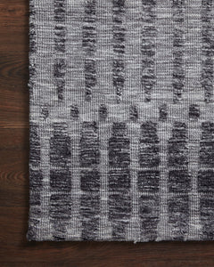 Loloi Rugs Yeshaia Collection Rug in Grey, Charcoal - 9.3 x 13 feet