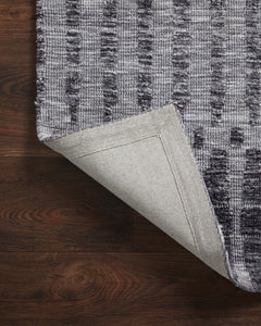 Loloi Rugs Yeshaia Collection Rug in Grey, Charcoal - 9.3 x 13 feet