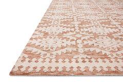 Loloi Rugs Yeshaia Collection Rug in Terracotta, Ivory - 9.3 x 13 feet