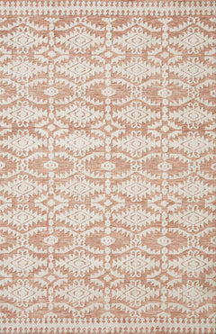 Loloi Rugs Yeshaia Collection Rug in Terracotta, Ivory - 9.3 x 13 feet