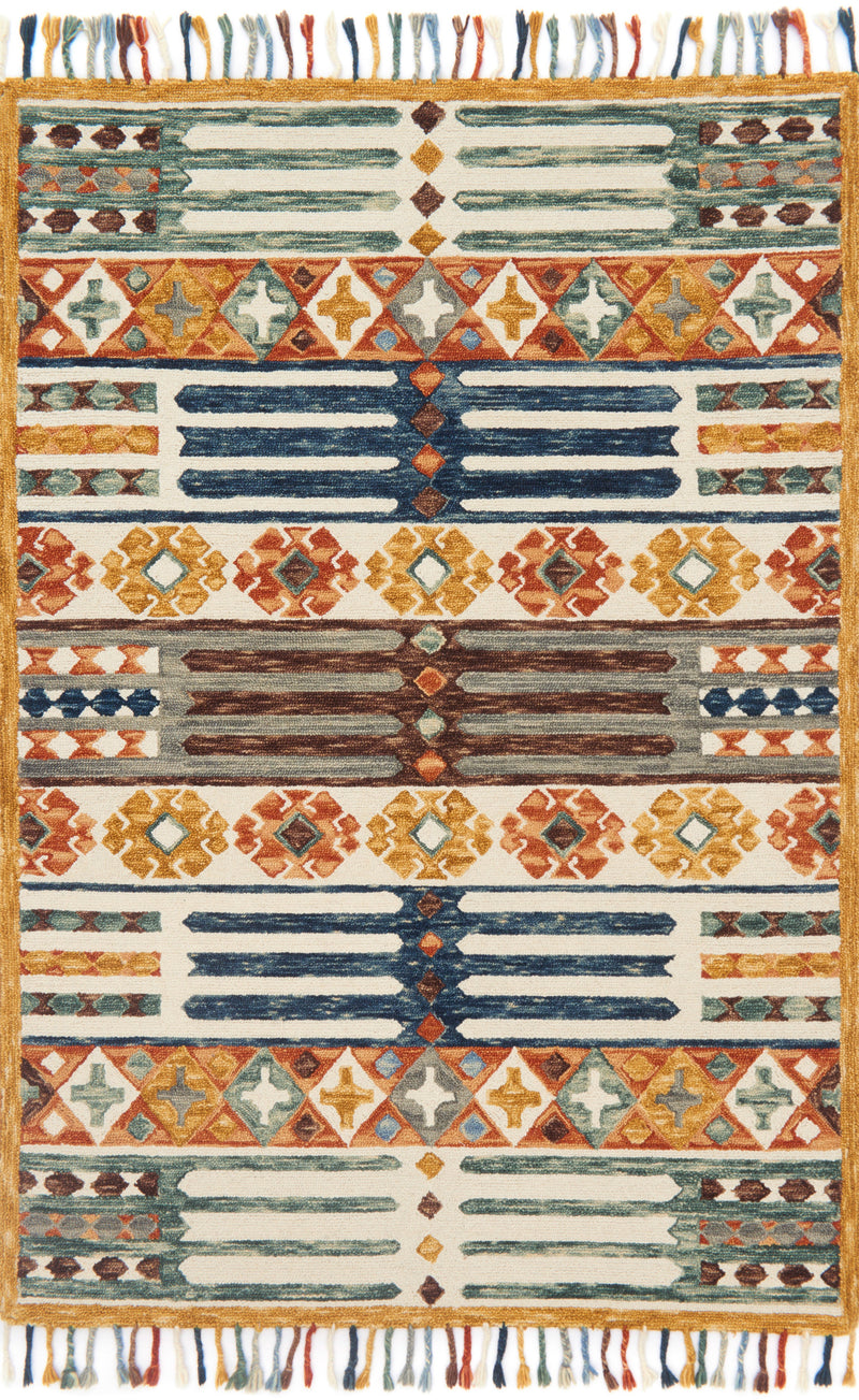 Loloi Rugs Zharah Collection Rug in Santa Fe Spice - 7.8 x 9.8 feet