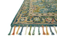 Loloi Rugs Zharah Collection Rug in Blue, Navy - 7.8 x 9.8 feet