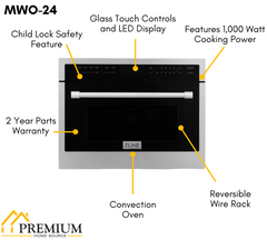 ZLINE Appliance Package - 30 In. Dual Fuel Range, Range Hood, Microwave Oven in Stainless Steel, 3KP-RARHMWO-30