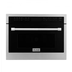 ZLINE Appliance Package - 30 in. Dual Fuel Range, 30 in. Range Hood, Microwave Oven, 3KP-RARHC30-DWV