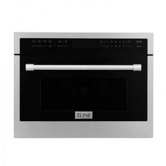 ZLINE Appliance Package - 48 in. Gas Range, Range Hood, Microwave Oven, 3KP-RGRH48-MO