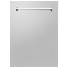 ZLINE 5-Piece Appliance Bundle - 60 In. Range, Range Hood, Refrigerator, Microwave and Dishwasher in Stainless Steel, Bundle-5KPR-RARH60-MWDWV