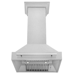 ZLINE 30 Inch DuraSnow® Stainless Steel Range Hood, 8654SNX-30