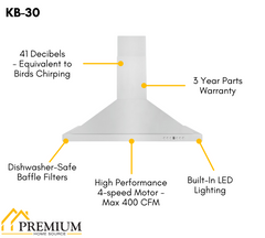 ZLINE Appliance Package - 30 In. Dual Fuel Range, Range Hood, Microwave Oven in Stainless Steel, 3KP-RARHMWO-30