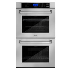 ZLINE 5-Piece Appliance Package - 48 In. Gas Rangetop, Range Hood, Refrigerator, Dishwasher and Wall Oven in Stainless Steel, 5KPR-RTRH48-AWDDWV