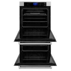 ZLINE 5-Piece Appliance Package - 48 In. Gas Rangetop, Range Hood, Refrigerator, Dishwasher and Wall Oven in Stainless Steel, 5KPR-RTRH48-AWDDWV