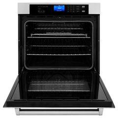 ZLINE Appliance Package - 30 In. Rangetop, Wall Oven, Refrigerator and Microwave Drawer in Stainless Steel, 4KPR-RT30-MWAWS