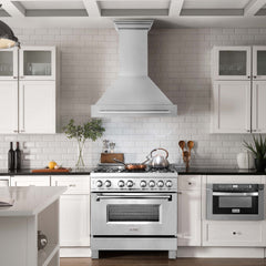 ZLINE 36" DuraSnow® Stainless Steel Range Hood, 8654SNX-36