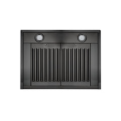 ZLINE 30 in. Kitchen Package with Black Stainless Steel Dual Fuel Range, Convertible Vent Range Hood and Microwave Drawer, 3KP-RABRH30-MW