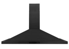 ZLINE 48 In. Dual Fuel Range in Black Stainless Steel & 48" Range Hood Package, 2KP-RABRH48