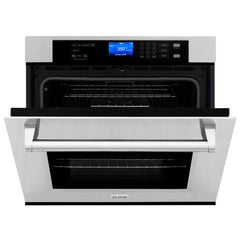 ZLINE 30 in. Professional 5.0 cu.ft. Single Wall Oven in DuraSnow® Stainless Steel with Self-Cleaning, AWSS-30