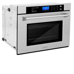 ZLINE 30 in. Professional 5.0 cu.ft. Single Wall Oven in DuraSnow® Stainless Steel with Self-Cleaning, AWSS-30