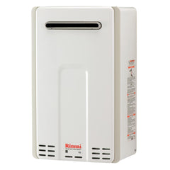 Rinnai High Efficiency Residential 150,000 BTU Natural Gas Exterior Tankless Water Heater, V65eN