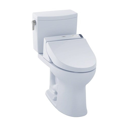 Toto Drake II 1.0 GPF Elongated Two Piece Toilet with C200 Bidet Seat, MW4542044CUFG#01