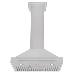 ZLINE 30 Inch DuraSnow® Stainless Steel Range Hood with Stainless Steel Handle, KB4SNX-30