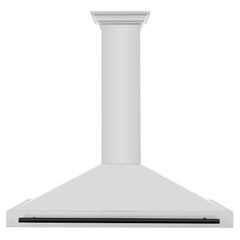 ZLINE 48 Inch Autograph Edition Stainless Steel Range Hood with Matte Black Handle, KB4STZ-48-MB