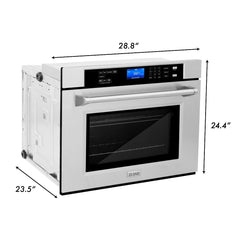 ZLINE Kitchen Package with 30 in. Stainless Steel Rangetop and 30 in. Single Wall Oven, 2KP-RTAWS30